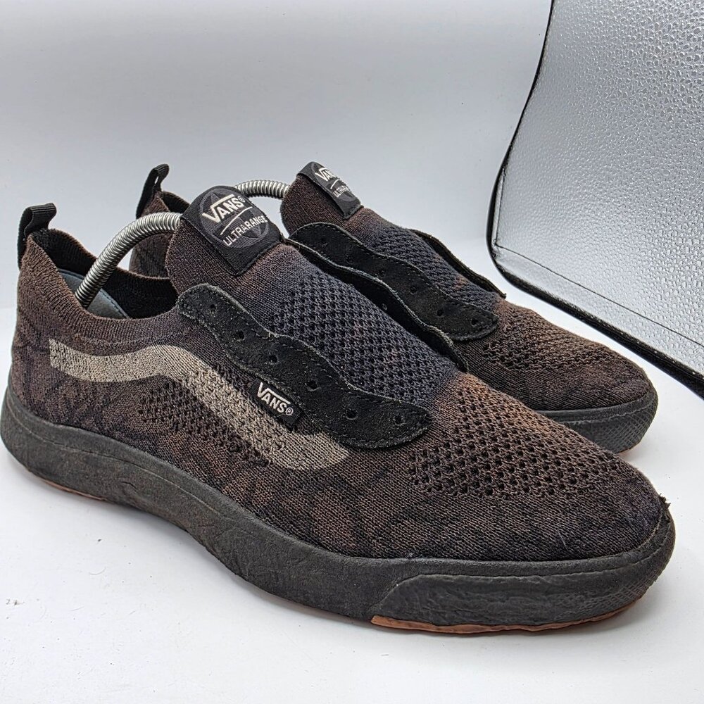Vans UltraRange Vr3 Mens Size 10 Black Athletic Shoes Casual Outdoors Comfort